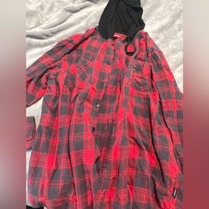 Hooded flannel